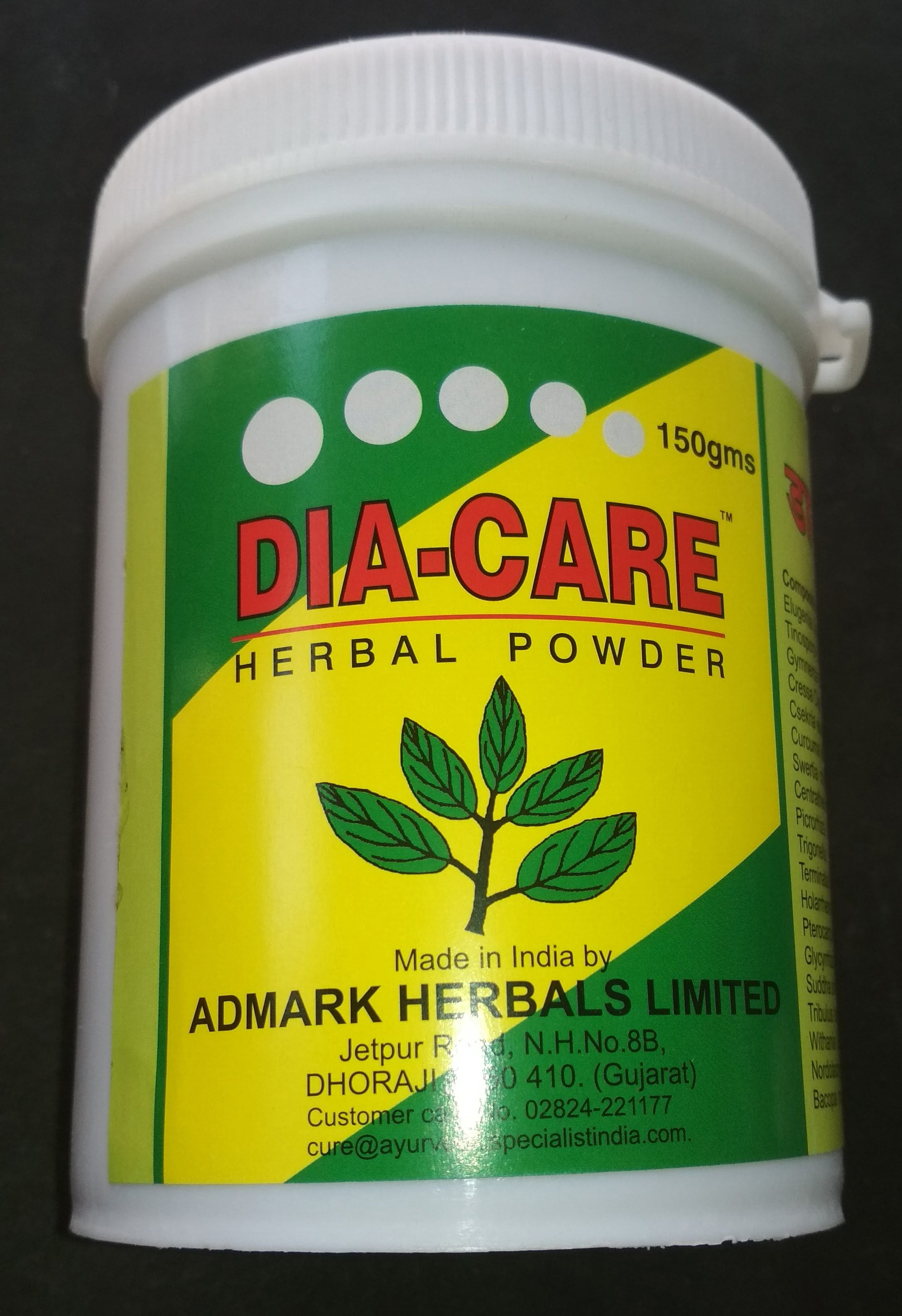 dia care herbal powder 1 bot admark herbals upto 20% off